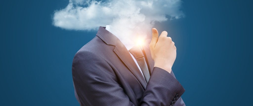 business-man-with-head-in-the-clouds-picture-id668724528